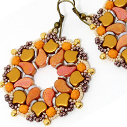 Mönster - Ginkana Örhängen Beadsmith