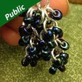Mönster - Magatama Örhängen Beadsmith