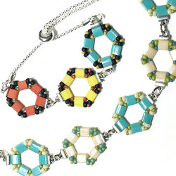 Mönster - Hexagonic Armband Beadsmith