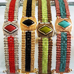 Mönster - "Do you know the way to Sfakaki?" Armband Beadsmith