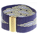 Mönster - Nautical Ikat on blue Beadsmith