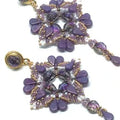 Mönster - Purple Rain Örhängen Beadsmith