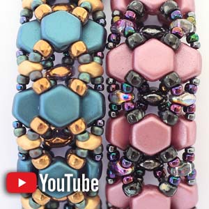 Mönster - Honeycomb Bangles Beadsmith