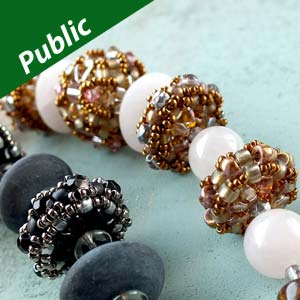 Mönster - "Fulvia" Halsband Matubo