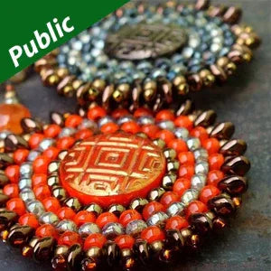 Mönster - Sun Amulet Matubo