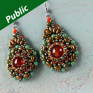 Mönster - Kashmir Earrings Matubo