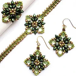 Mönster - Regalia Suite med Mini GemDuo beads Beadsmith