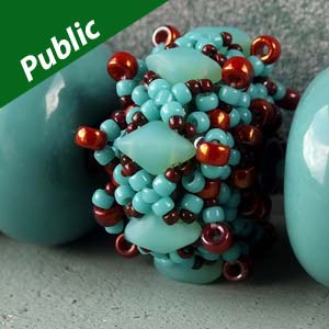 Mönster - Corona Beaded Bead Matubo