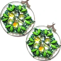Mönster - Mini-Me Hoop-Star Earrings Beadsmith