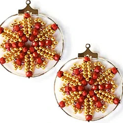 Mönster - Starburst Örhängen Beadsmith