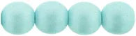 Tjeckiska Druks - Powdery Pastel Turquoise 6 mm, 25-pack Hilmas Pyssel