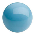 Preciosa Pearl Round - Maxima Aqua Blue 4 mm 1 sträng Preciosa