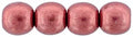 Tjeckiska Druks - Saturated Metallic Valiant Poppy 4 mm, 50-pack Hilmas Pyssel