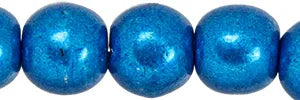 Tjeckiska Druks - Saturated Metallic Galaxy Blue 4 mm, 50-pack Hilmas Pyssel