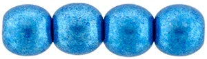 Tjeckiska Druks - Saturated Metallic Nebulas Blue 4 mm, 50-pack Hilmas Pyssel