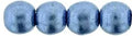 Tjeckiska Druks - Saturated Metallic Neutral Grey 4 mm, 50-pack Hilmas Pyssel