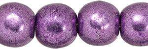Tjeckiska Druks - Saturated Metallic Grapeade 4 mm, 50-pack Hilmas Pyssel