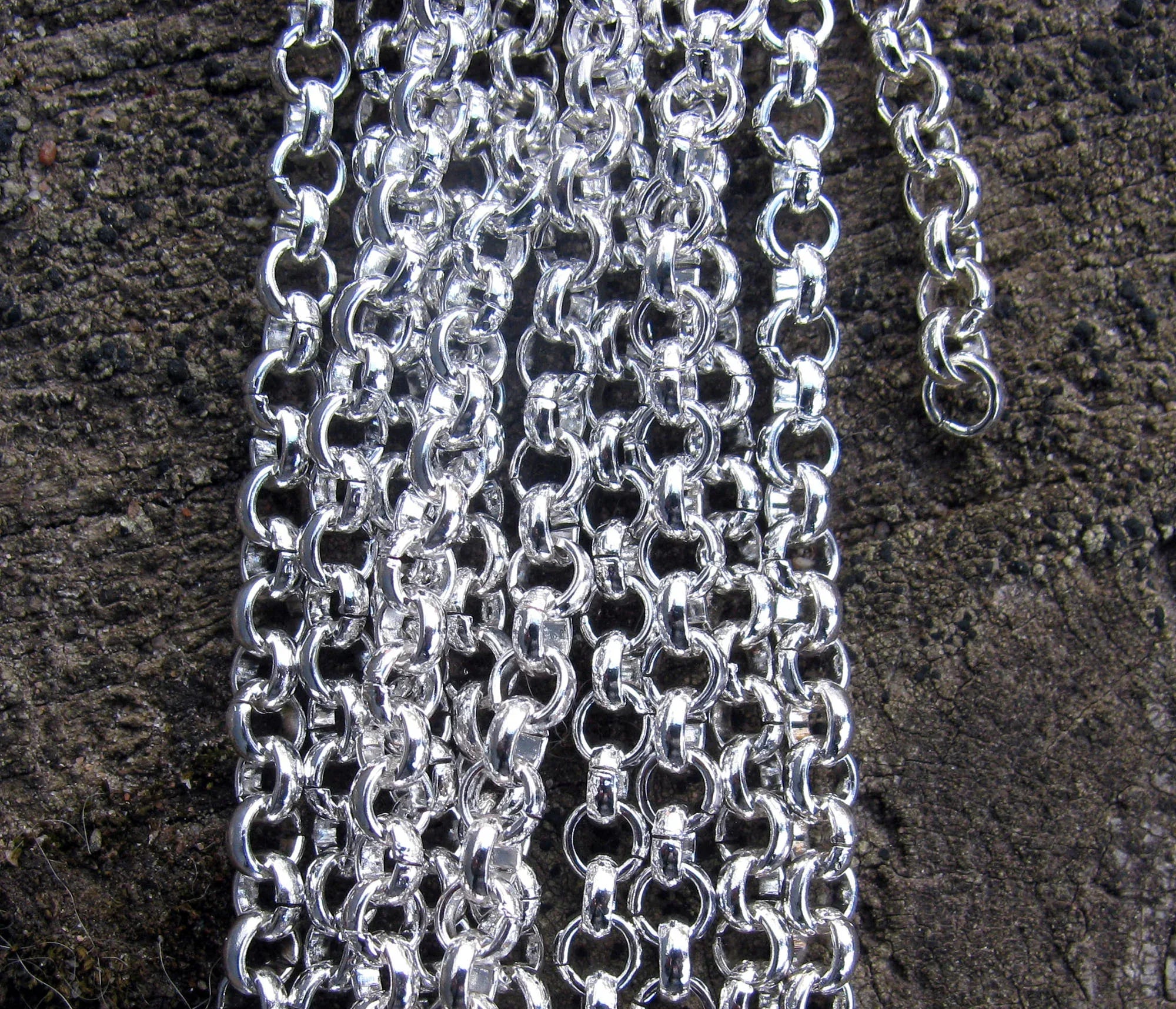 Ärtlänk Silverfärgad - 3,6mm, 2 Meter - Hilmas Pyssel