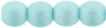 Tjeckiska Druks - Powdery Pastel Turquoise 4 mm, 50-pack Hilmas Pyssel