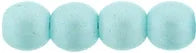 Tjeckiska Druks - Powdery Pastel Turquoise 4 mm, 50-pack Hilmas Pyssel