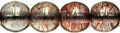 Tjeckiska Druks - Luster Transparent Topaz/Pink 4 mm, 50-pack Hilmas Pyssel
