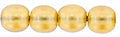 Tjeckiska Druks - Transparent Pearl Sepia 4 mm, 50-pack Hilmas Pyssel