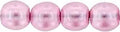 Tjeckiska Druks - Transparent Pearl Lavender 4 mm, 50-pack Hilmas Pyssel