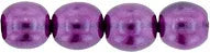 Tjeckiska Druks - Transparent Pearl Grape 4 mm, 50-pack Hilmas Pyssel