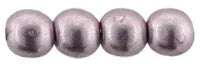 Tjeckiska Druk (Runda) - Sueded Gold Blackened Pearl 2mm, 50-pack Hilmas Pyssel
