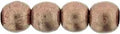Tjeckiska Druk (Runda) - Saturated Metallic Autumn Maple 3mm, 50-pack Hilmas Pyssel