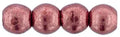 Tjeckiska Druk (Runda) - Saturated Metallic Valiant Poppy 3mm, 50-pack Hilmas Pyssel