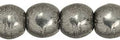 Tjeckiska Druk (Runda) - Saturated Metallic Frost Grey 3mm, 50-pack Hilmas Pyssel