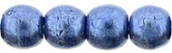 Tjeckiska Druk (Runda) - Saturated Metallic Navy Peony 3mm, 50-pack Hilmas Pyssel