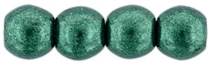 Tjeckiska Druk (Runda) - Saturated Metallic Martini Olive 3mm, 50-pack Hilmas Pyssel