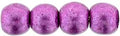 Tjeckiska Druk (Runda) - Saturated Metallic Pink Yarrow 3mm, 50-pack Hilmas Pyssel