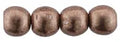 Tjeckiska Druk (Runda) - Sueded Gold Ash Rose 3mm, 50-pack Hilmas Pyssel