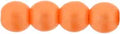Tjeckiska Druk (Runda) - Powdery Orange 3mm, 50-pack Hilmas Pyssel