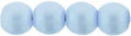 Tjeckiska Druk (Runda) - Powdery Pastel Blue 3mm, 50-pack Hilmas Pyssel