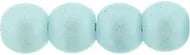 Tjeckiska Druk (Runda) - Powdery Pastel Turquoise 3mm, 50-pack Hilmas Pyssel