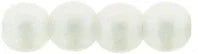 Tjeckiska Druk (Runda) - Powdery Pastel White 3mm, 50-pack Hilmas Pyssel