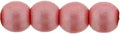Tjeckiska Druk (Runda) - Powdery Pastel Maroon 3mm, 50-pack Hilmas Pyssel