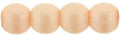 Tjeckiska Druk (Runda) - Powdery Pastel Peach 3mm, 50-pack Hilmas Pyssel