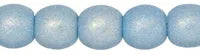 Tjeckiska Druk (Runda) - Neon Ice Blue 3mm, 50-pack Hilmas Pyssel
