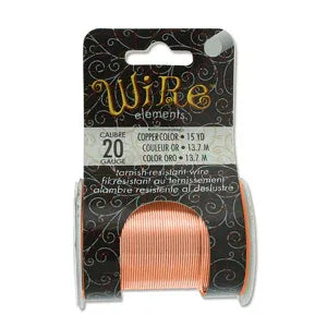 Wire Elements 20 Ga - Kopparfärgad, Non tarnish, 1 rulle Beadsmith