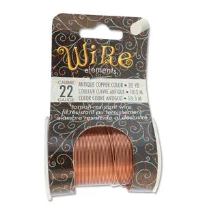Wire Elements 22Ga - Antik Kopparfärgad, Non tarnish, 1 rulle Beadsmith