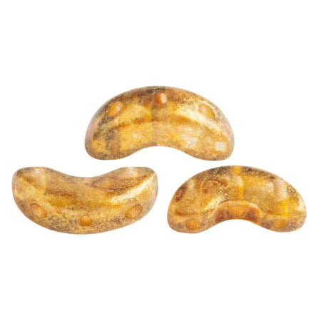 Arcos® par Puca® - Crystal Gold Spotted, 10 gram Les perles par Puca® - Paris