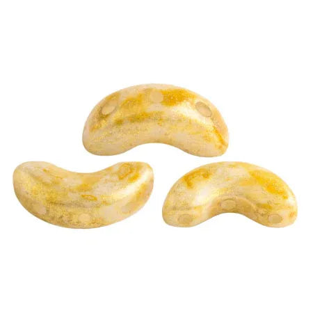 Arcos® par Puca® - Opaque Beige Spotted, 10 gram Les perles par Puca® - Paris