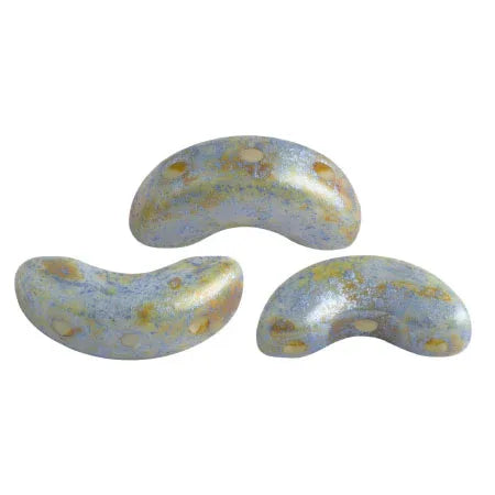 Arcos® par Puca® - Opaque Blue/green Spotted, 10 gram Les perles par Puca® - Paris
