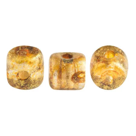 Minos® par Puca® - Crystal Gold Spotted, 5 gram Les perles par Puca® - Paris