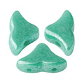 Hélios® par Puca® - Opaque Green Turquoise Luster, 10 gram Les perles par Puca® - Paris